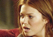 Mandy Moore looking surprised in "Because I Said So"