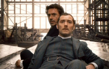 Robert Downey Jr. and Jude Law as Holmes and Watson, or some version thereof