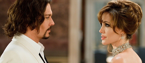 Angelina Jolie and Johnny Depp in 