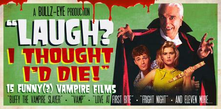 15 Funny (?) Vampire Films, vampire movies, vampire comedies, Jim Carrey,  Once Bitten, Buffy, Fright Night 