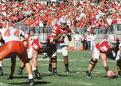 Ohio State quarterback Troy Smith in the shotgun