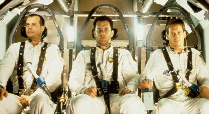 Apollo 13 Tom Hanks between Bill Paxton and Kevin Bacon
