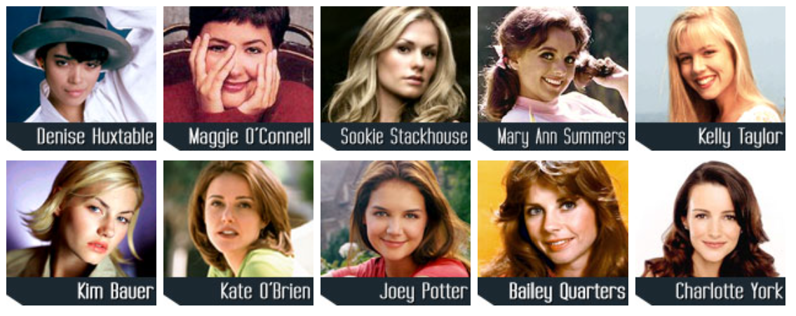 TV Girlfriends - Girl Next Door - nominees