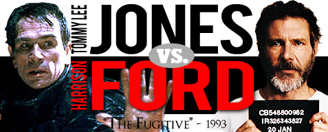Tommy Lee Jones vs. Harrison Ford in The Fugitive