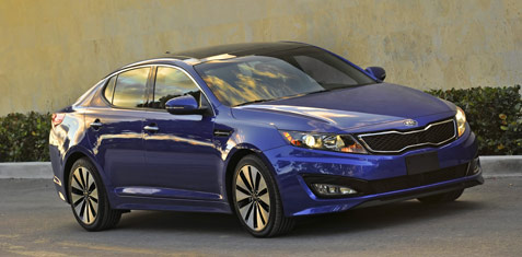 2012 Kia Optima SX front angle view