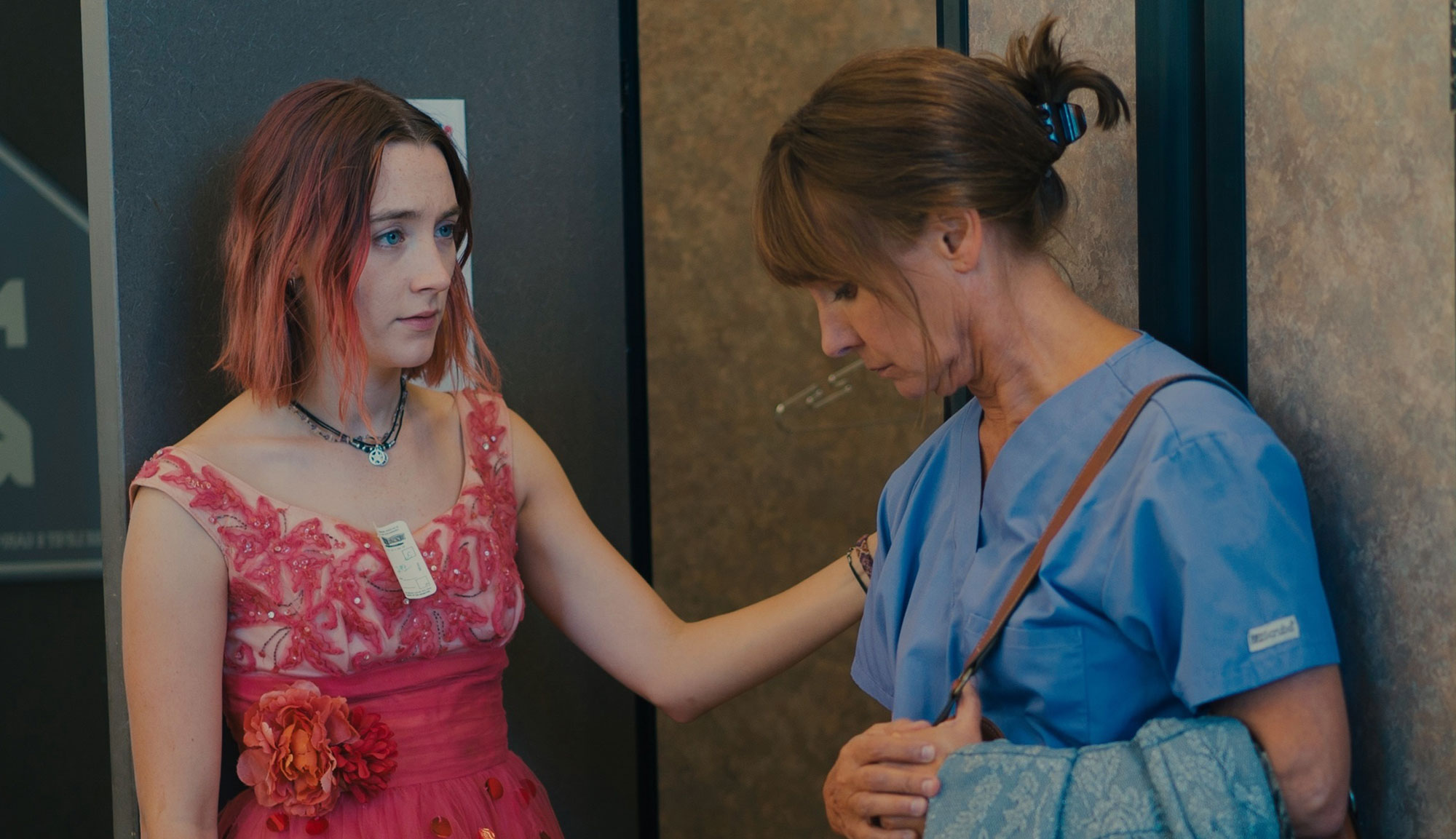 Saoirse Ronan and Laurie Metcalf in "Lady Bird"