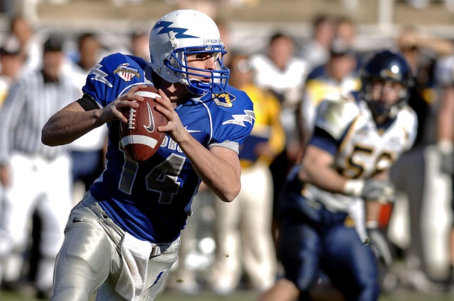quarterback playing football