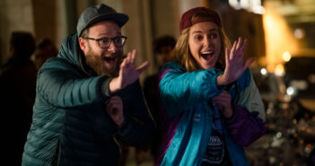 Seth Rogen and Charlize Theron in "Long Shot"