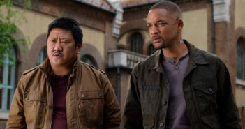 Will Smith and Benedict Wong in "Gemini Man"