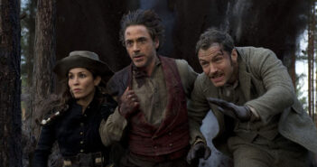 Robert Downey Jr., Jude Law and Noomi Rapace in "Sherlock Holmes: A Game of Shadows"