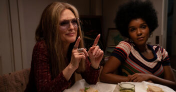 Julianne Moore and Janelle Monáe in "The Glorias"