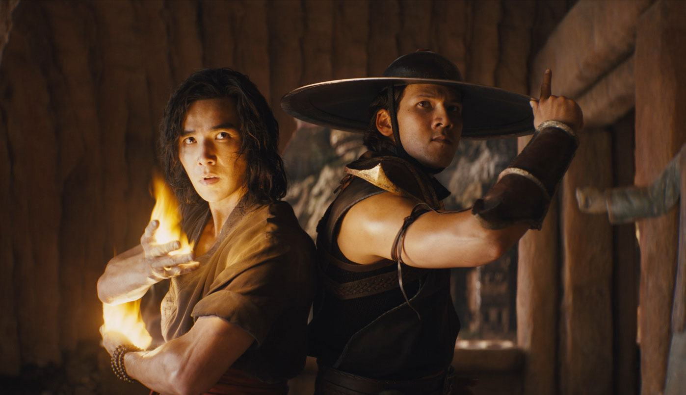 Ludi Lin and Max Huang in "Mortal Kombat"