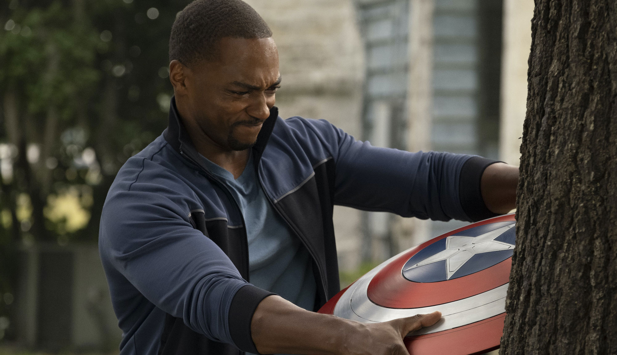 Anthony Mackie in "The Falcon and the Winter Soldier"