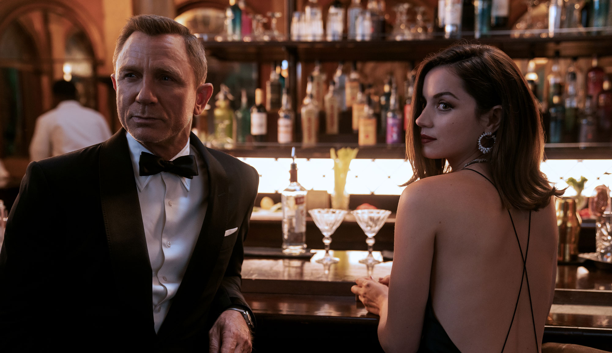 Daniel Craig and Ana de Armas in "No Time to Die"