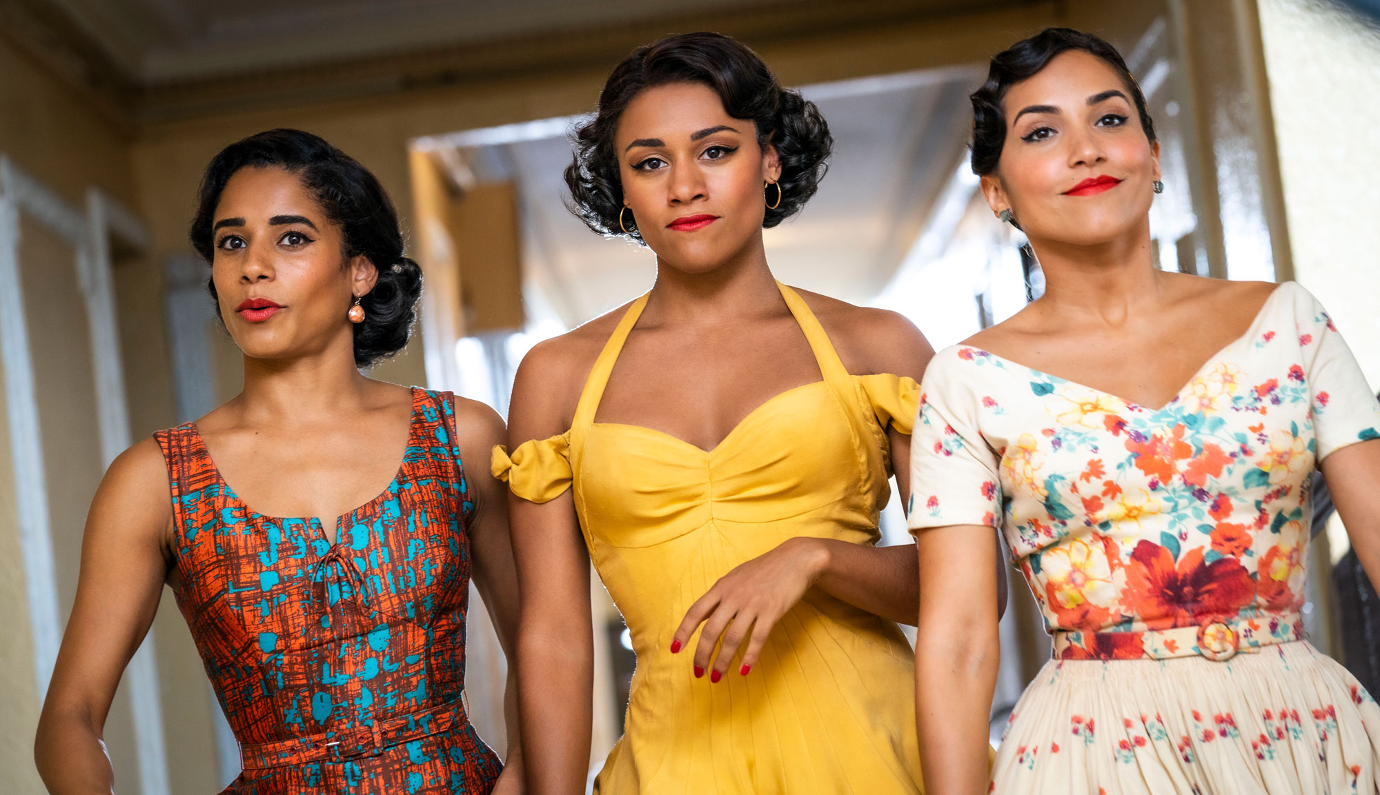 Ariana DeBose, Ana Isabelle and Ilda Mason in "West Side Story"