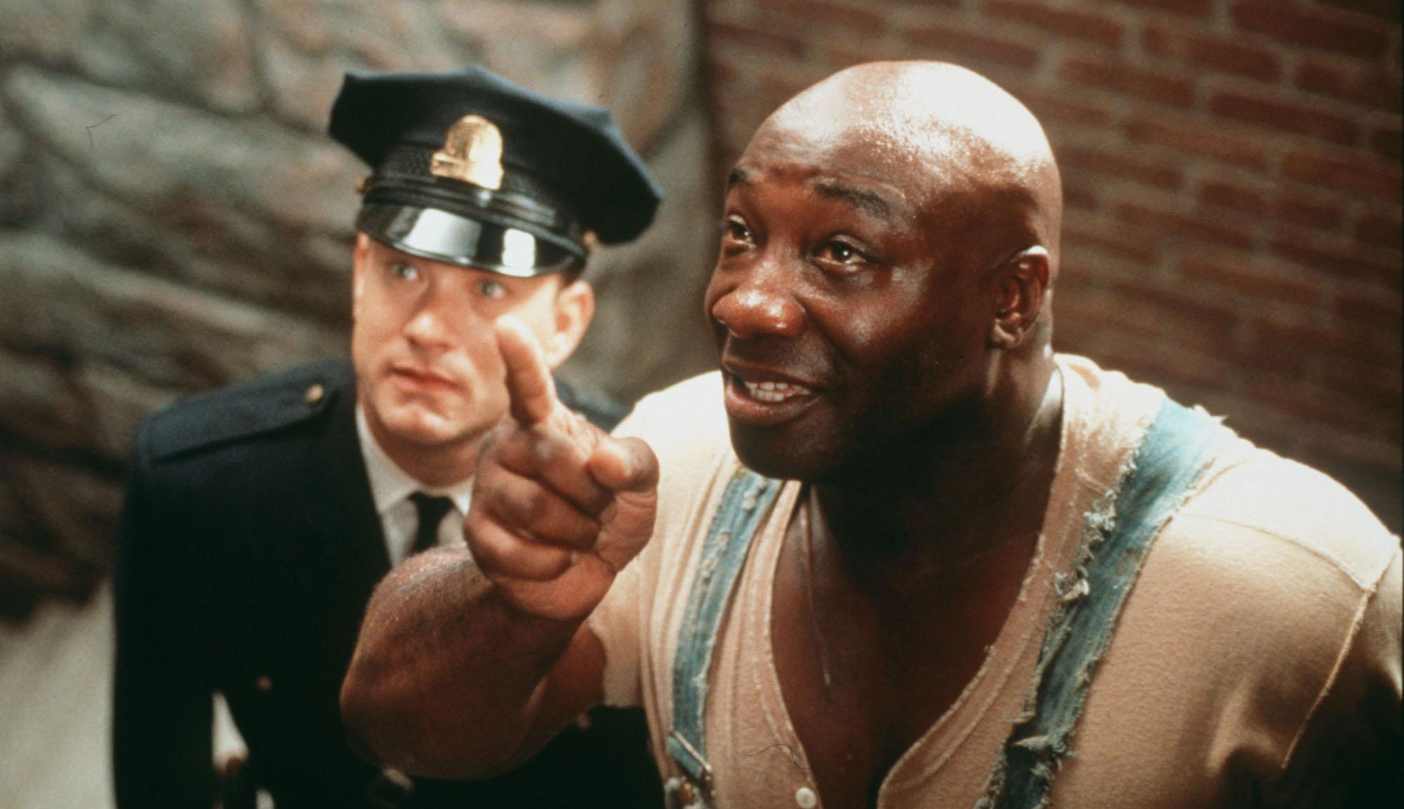 Tom Hanks and Michael Clarke Duncan in "The Green Mile"