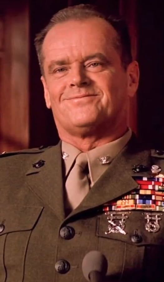 Jack Nicholson in A Few Good Men