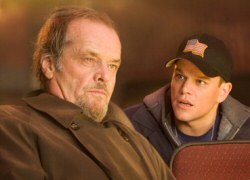 Jack Nicholson and Matt Damon in The Departed