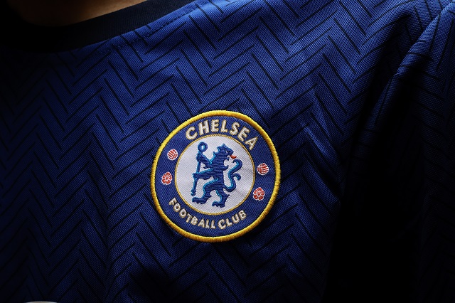 Chelsea football jersey and logo