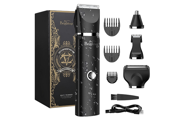 Manscaping with the Brightup Body Hair Trimmer for Men