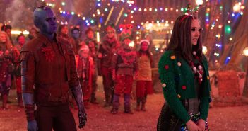 Karen Gillan and Pom Klementieff in "The Guardians of the Galaxy Holiday Special"