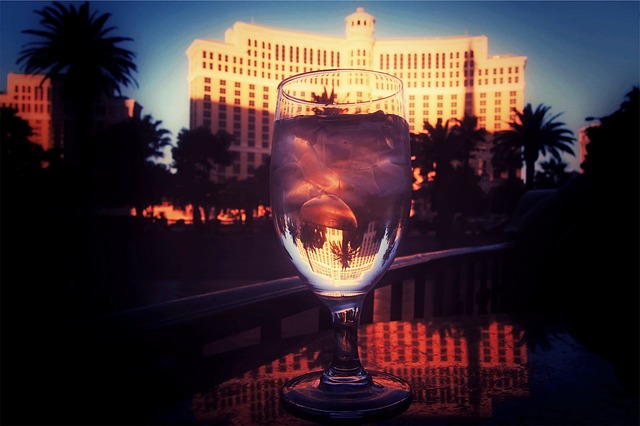 Las Vegas Bellagio glass of wine