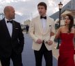 Jason Statham, Aubrey Plaza and Josh Hartnett in "Operation Fortune"