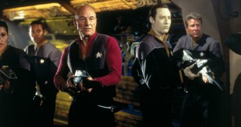 Patrick Stewart and Brent Spiner in "Star Trek: First Contact"