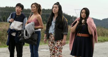 Ashley Park, Sherry Cola, Stephanie Hsu and Sabrina Wu in "Joy Ride"