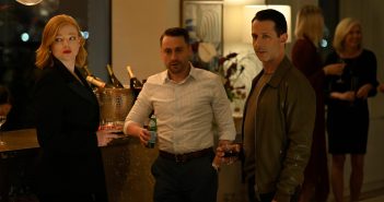 Jeremy Strong, Kieran Culkin and Sarah Snook in "Succession"