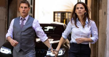 Tom Cruise and Hayley Atwell in "Mission: Impossible - Dead Reckoning, Part One"