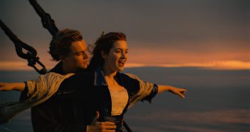 Leonardo DiCaprio and Kate Winslet in "Titanic"