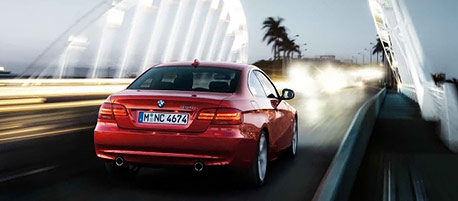 2011 BMW 335is rear view