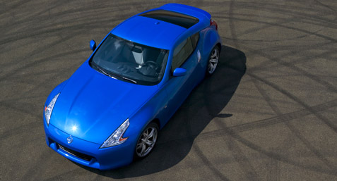 2011 Nissan 370Z Touring overhead view