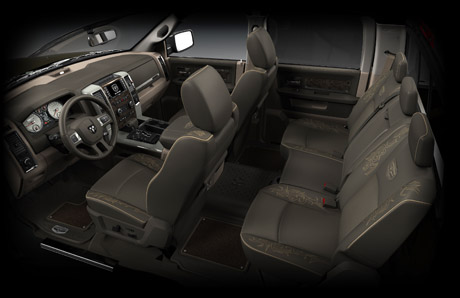 2011 Ram Laramie Longhorn Edition interior