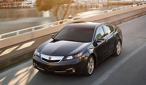 2012 Acura TL ariel view