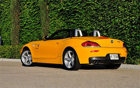 2012 BMW Z4 Convertible rear angle view
