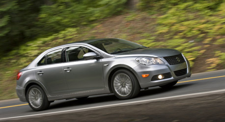 2012 Suzuki Kizashi Sport on the road
