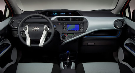2012 Toyota Prius c interior