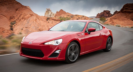 2013 Scion FR-S front angle view