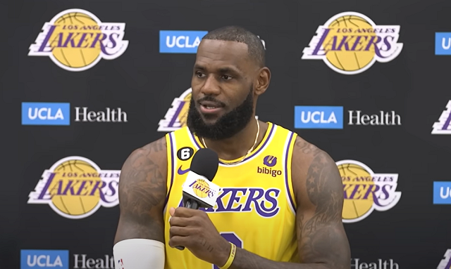 LeBron media day with Lakers 2022