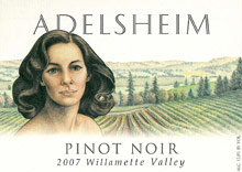 Adelsheim Vineyard 2007 Willamette Valley Pinot Noir