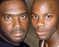 Derek Luke and Antwone Fisher