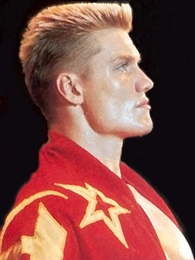dolph lundgren in Rocky IV