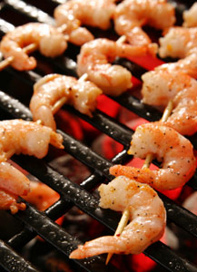 Grilled shrimp