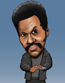 Richard Roundtree Illustration by Brian Smith