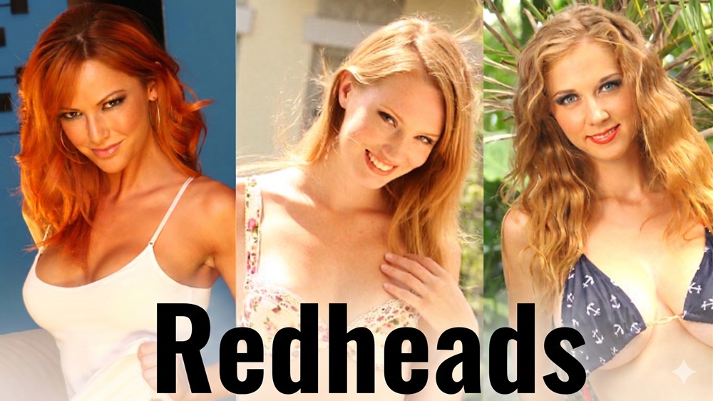 Redheads gallery header featuring Lisa Dasha and Inessa