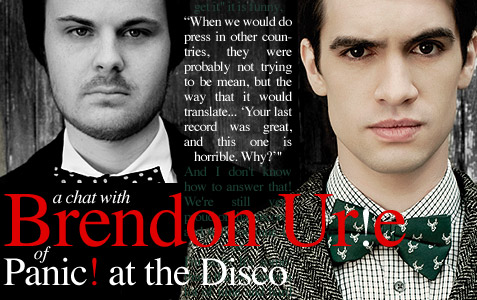 Interview with Brendon Urie of Panic! at the Disco
