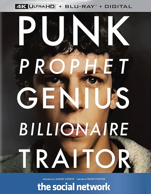 The Social Network 5k blu-ray