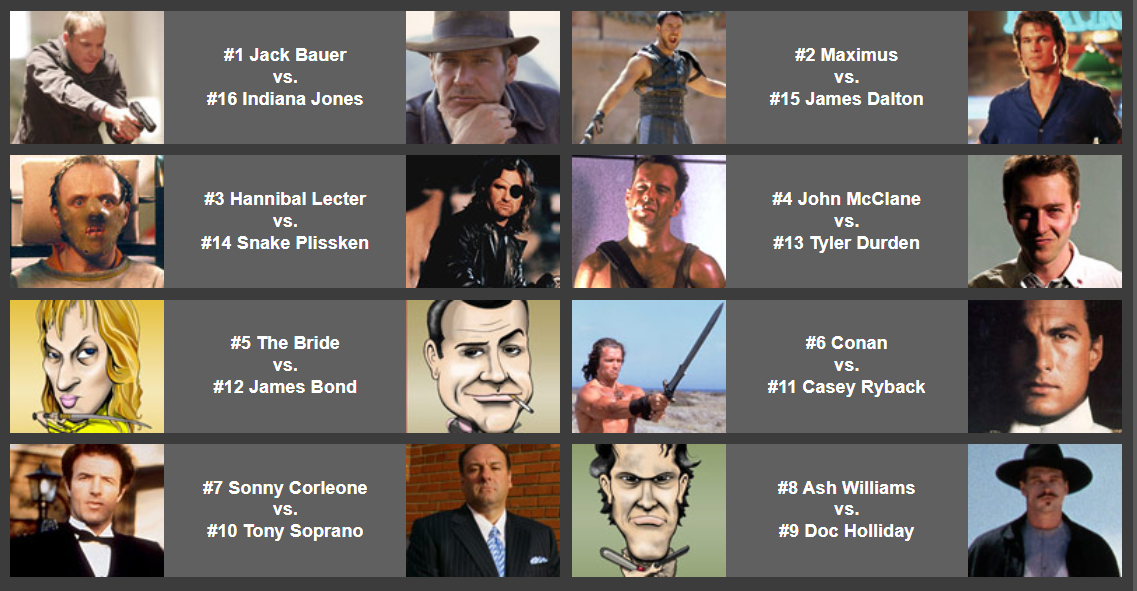 Badass Bracket Round 1 in review
